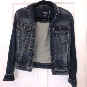 SILVER DENIM brand jean coat